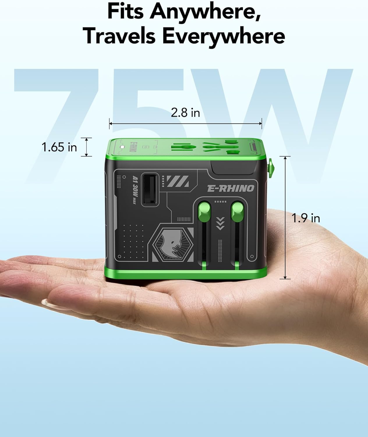 MFish E-Rhino 75W Universal-Reiseladegerät