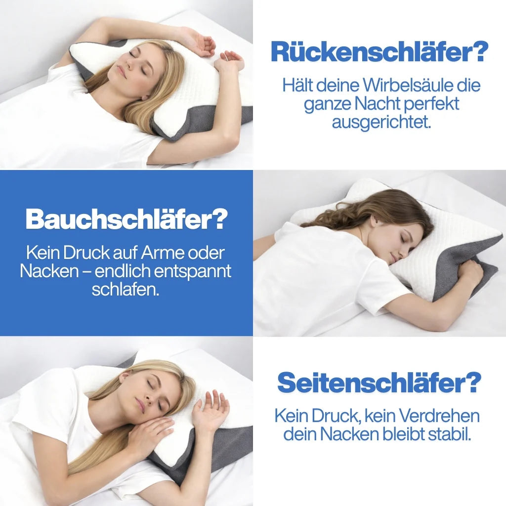 HealthySleep – Ergonomisches Nackenstützkissen