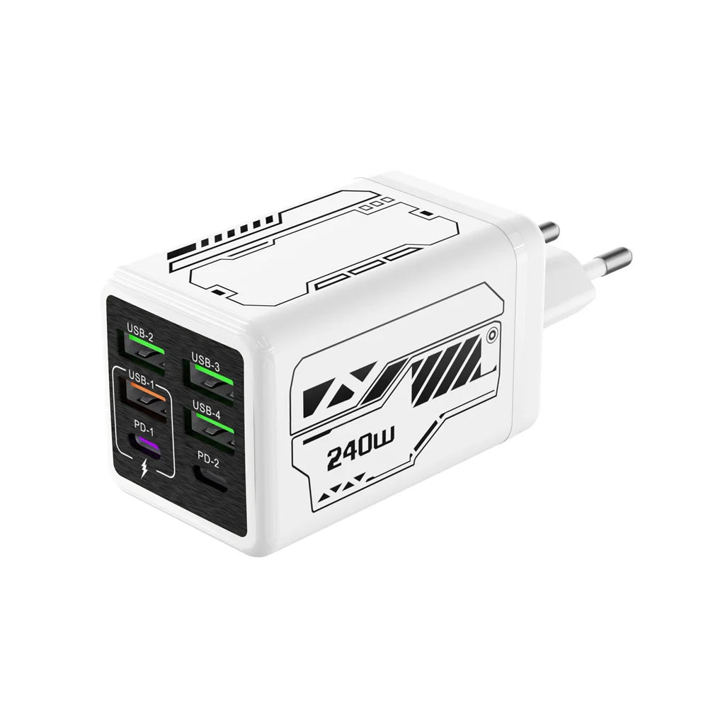 Fast Phone Charging 240W / 6-in-1