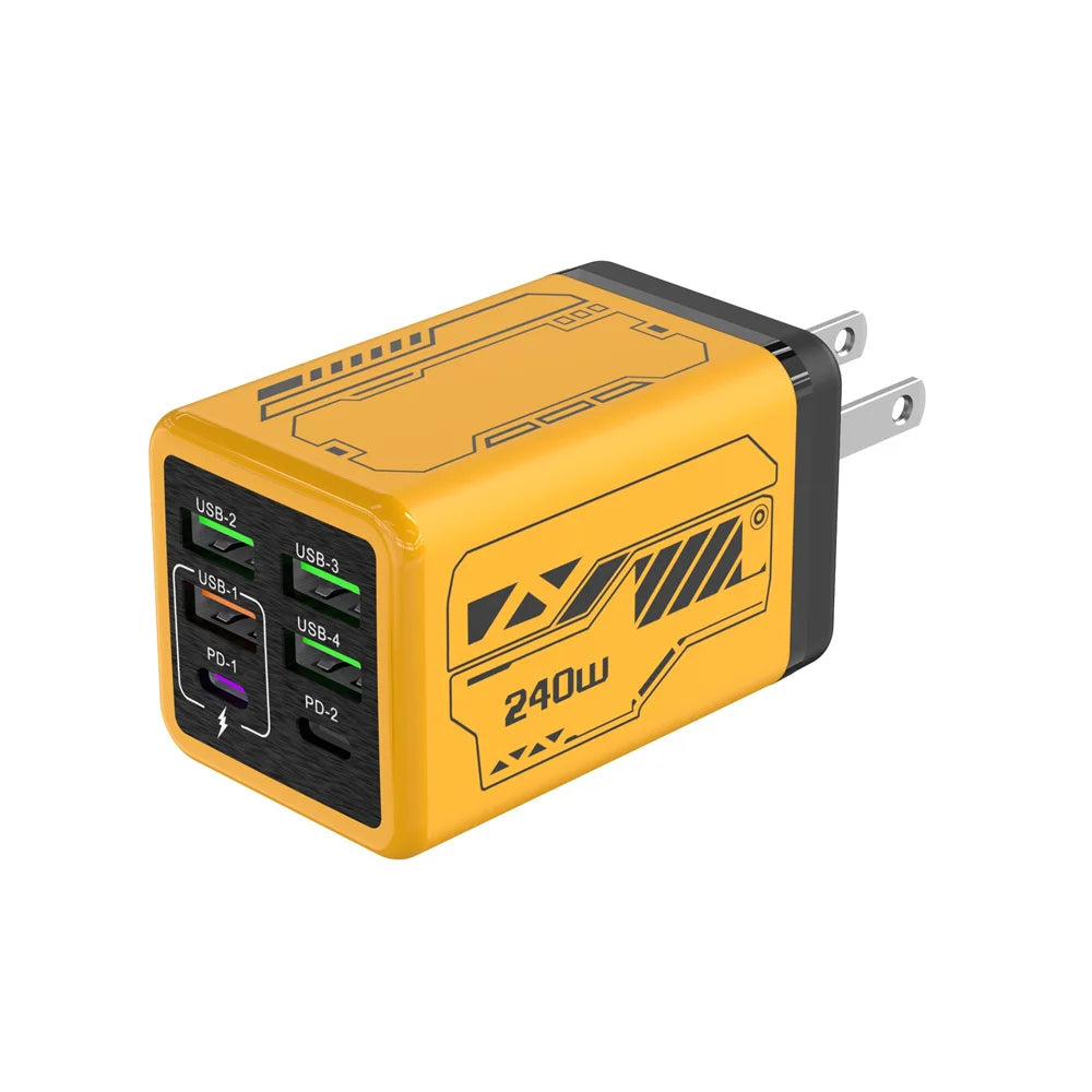 Fast Phone Charging 240W / 6-in-1