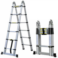 Mehrzweckleiter aus Aluminiumlegierung/Edelstahl 3,8m/ 5m