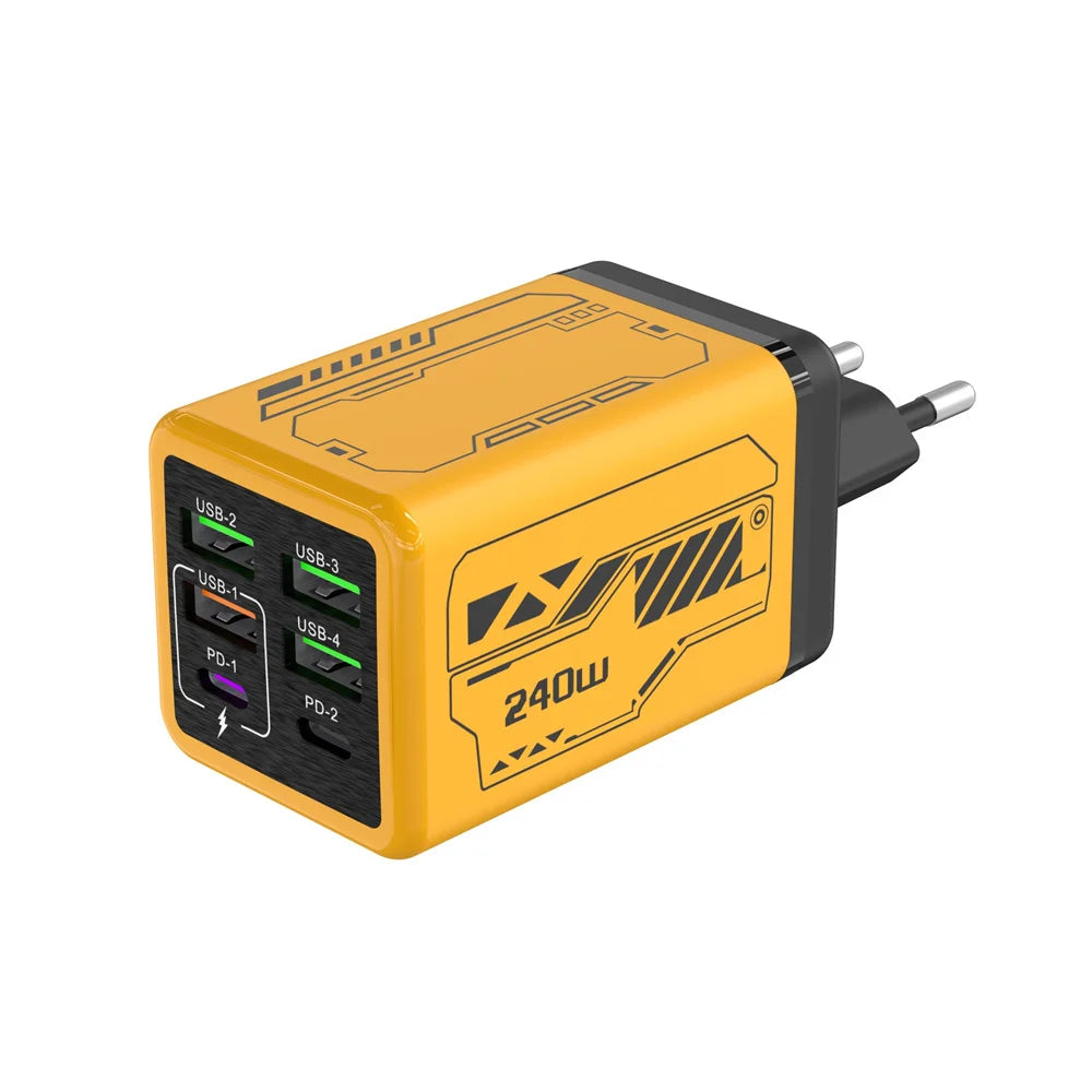 Fast Phone Charging 240W / 6-in-1