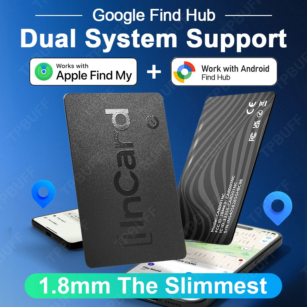 Ultraflacher Android GPS Wallet Tracke