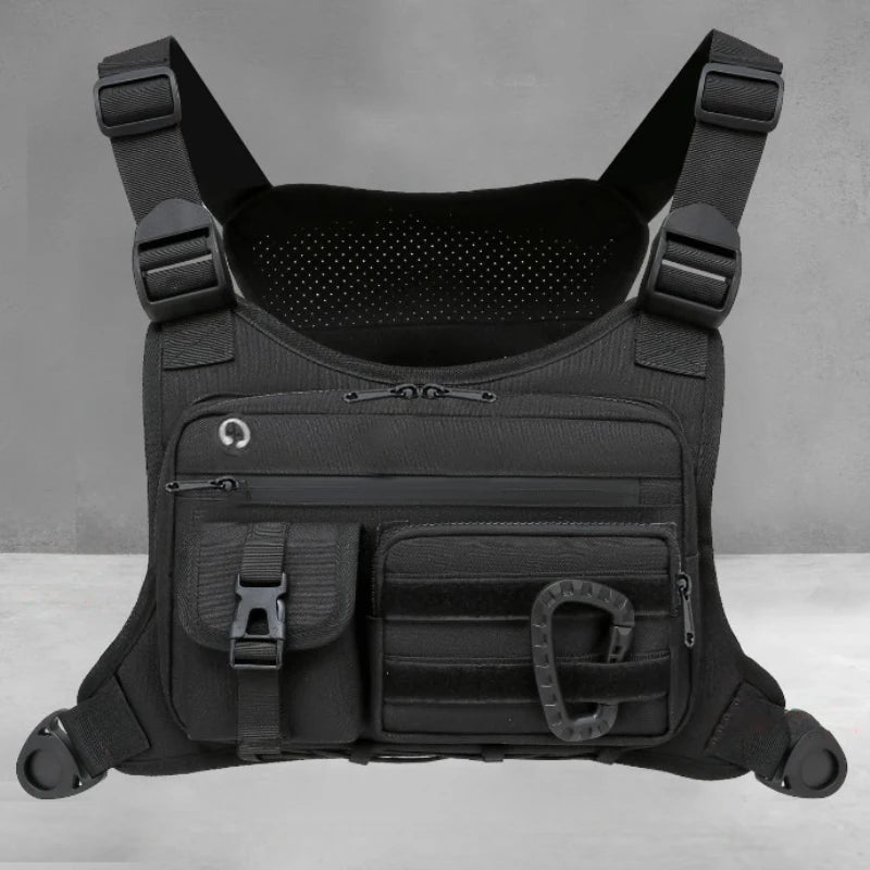 Erstklassige bequeme Brusttasche für Laufsport und Motorradfahren