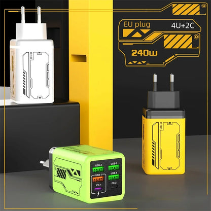 Fast Phone Charging 240W / 6-in-1