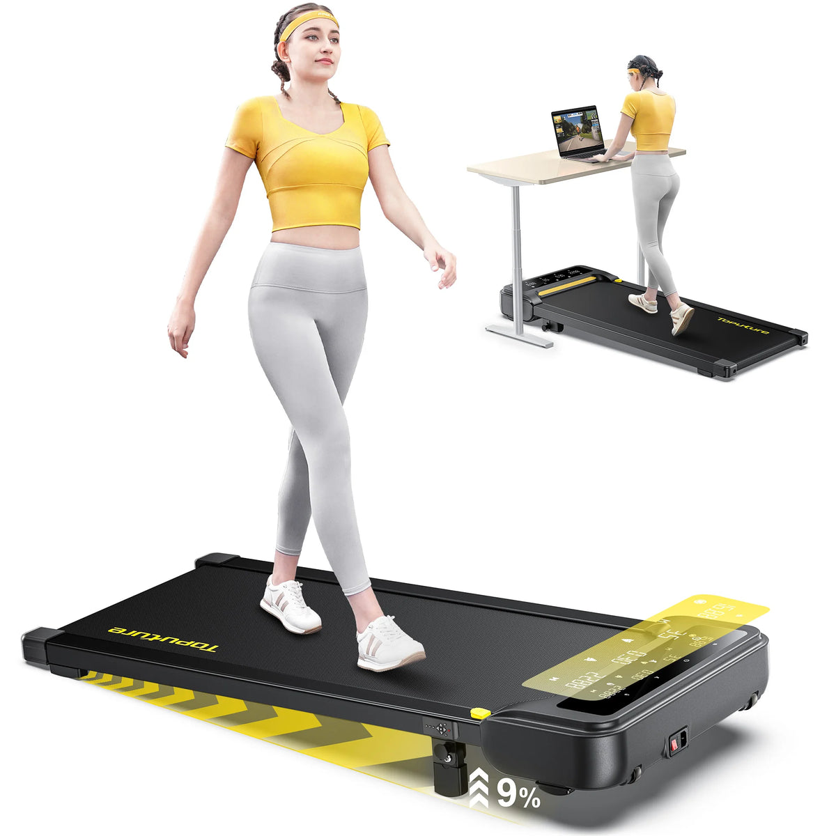 Compact Smart Incline Treadmill Pro