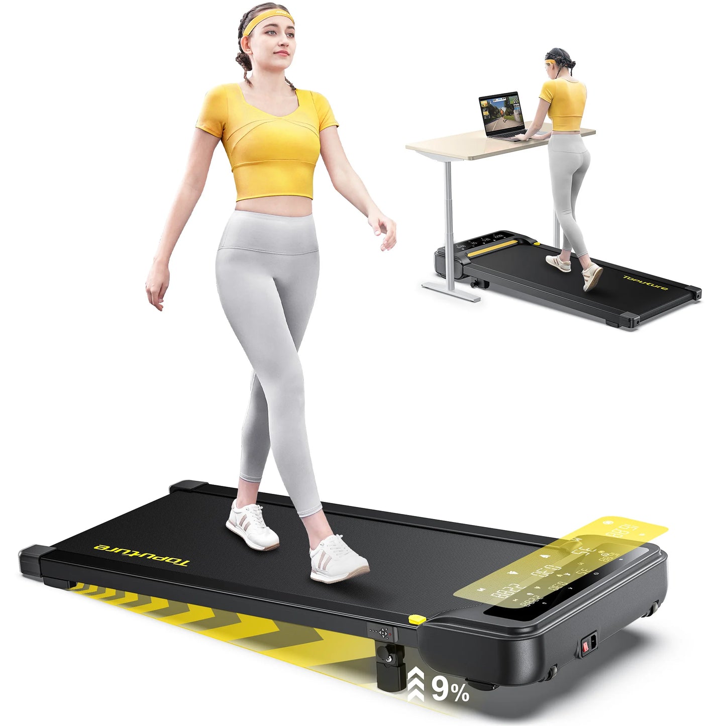 Compact Smart Incline Treadmill Pro