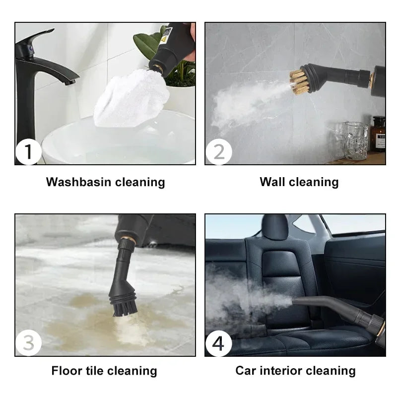 Handheld High-Temperature Steam Cleaner for Cleaning Absolutely Everything