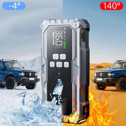 Car Jump Starter With Air Compressor For All Gas Or 10.0L Diesel