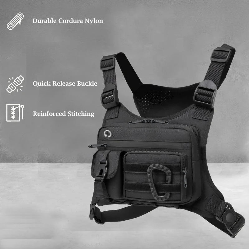 Erstklassige bequeme Brusttasche für Laufsport und Motorradfahren
