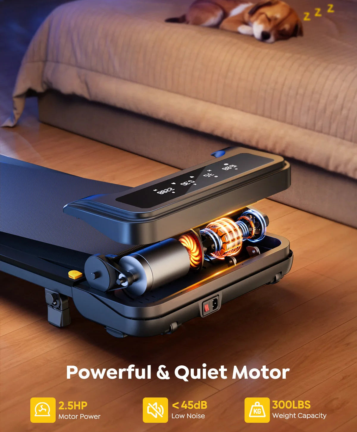 Compact Smart Incline Treadmill Pro