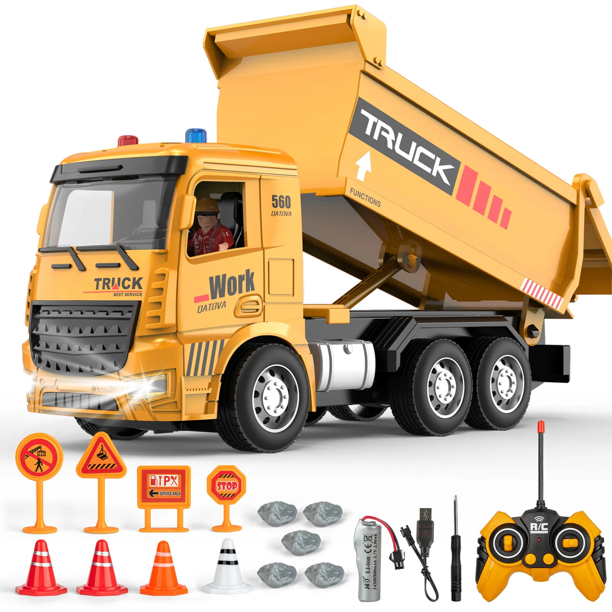 Ferngesteuerter Bagger und Muldenkipper – Das beste Geschenk für Kinder 1:22