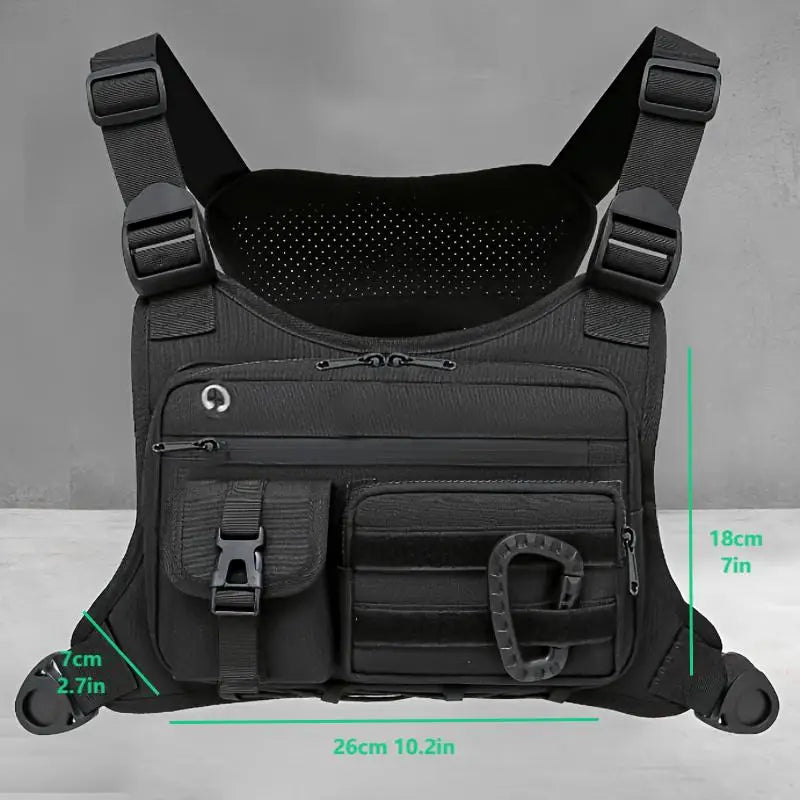 Erstklassige bequeme Brusttasche für Laufsport und Motorradfahren
