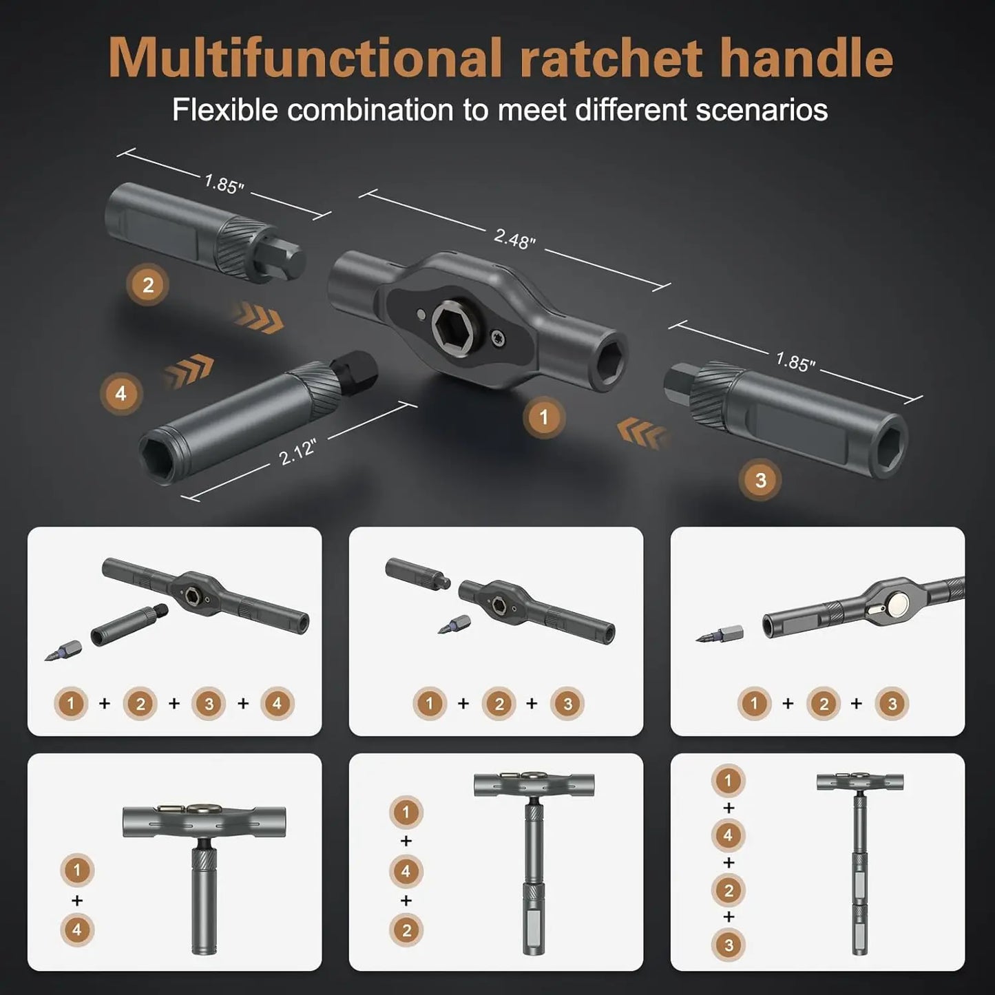 Multifunktionales Werkzeugset 24-in-1