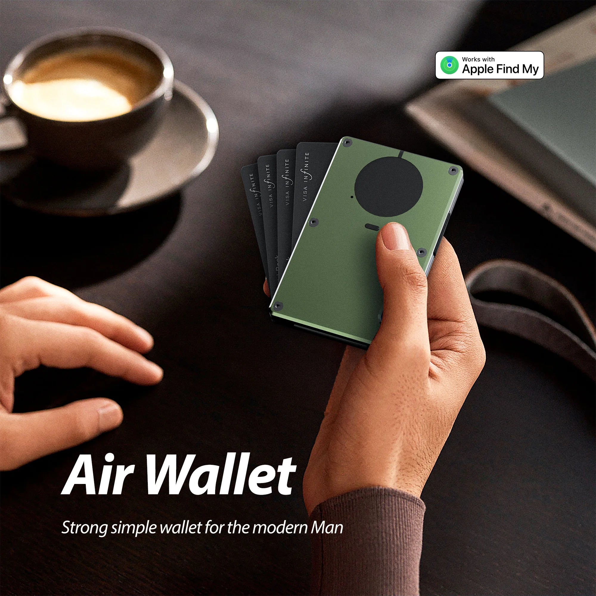 AirWallet mit Airtag-Chip