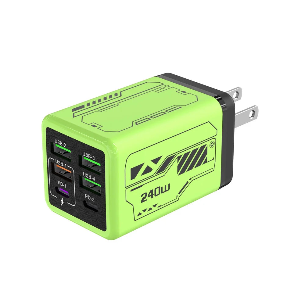 Fast Phone Charging 240W / 6-in-1