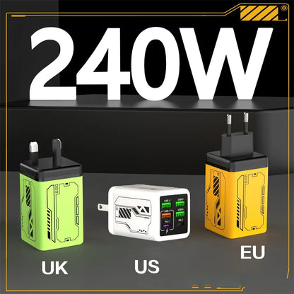 Fast Phone Charging 240W / 6-in-1