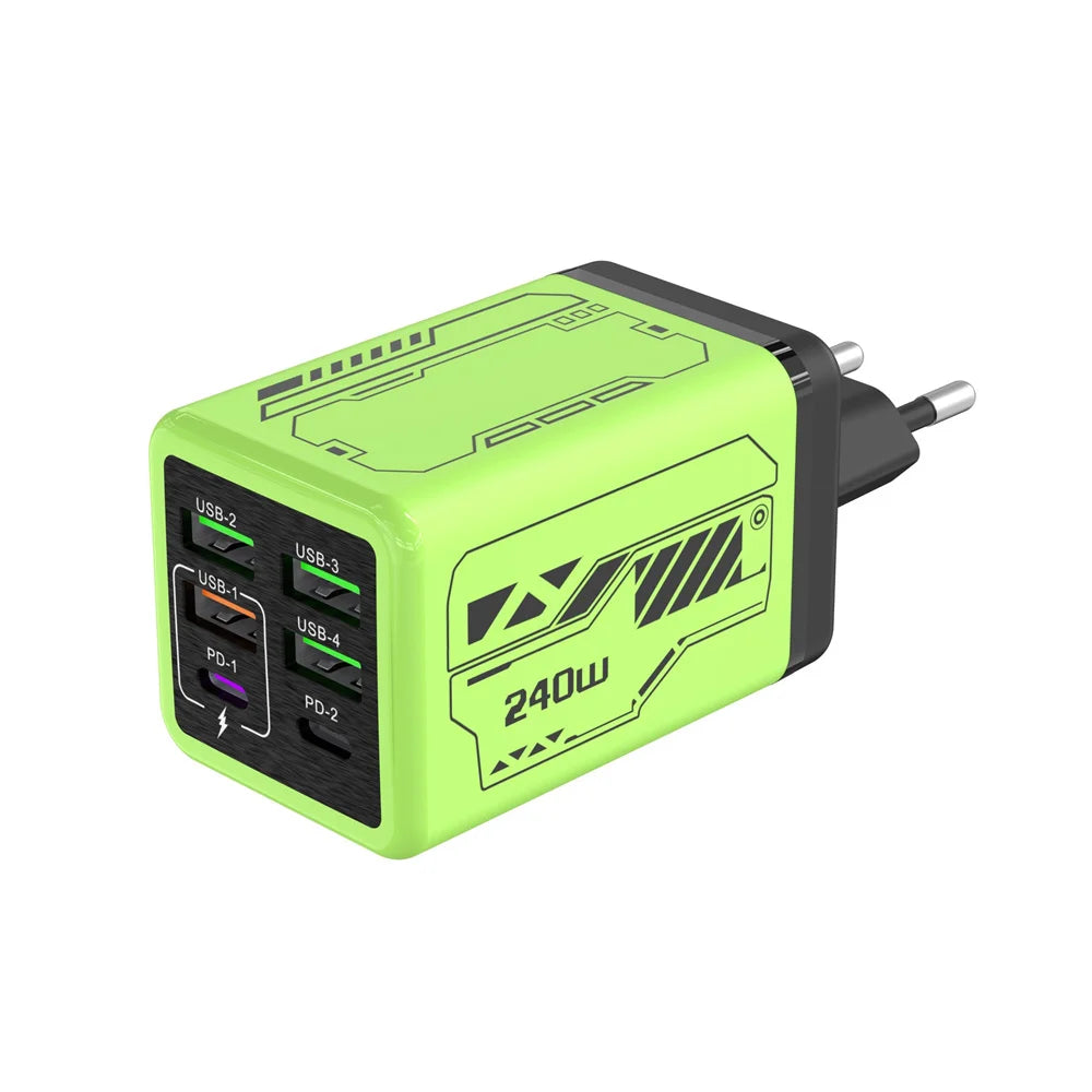 Fast Phone Charging 240W / 6-in-1