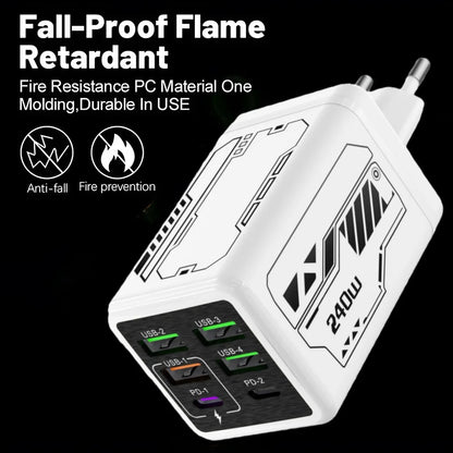 Fast Phone Charging 240W / 6-in-1