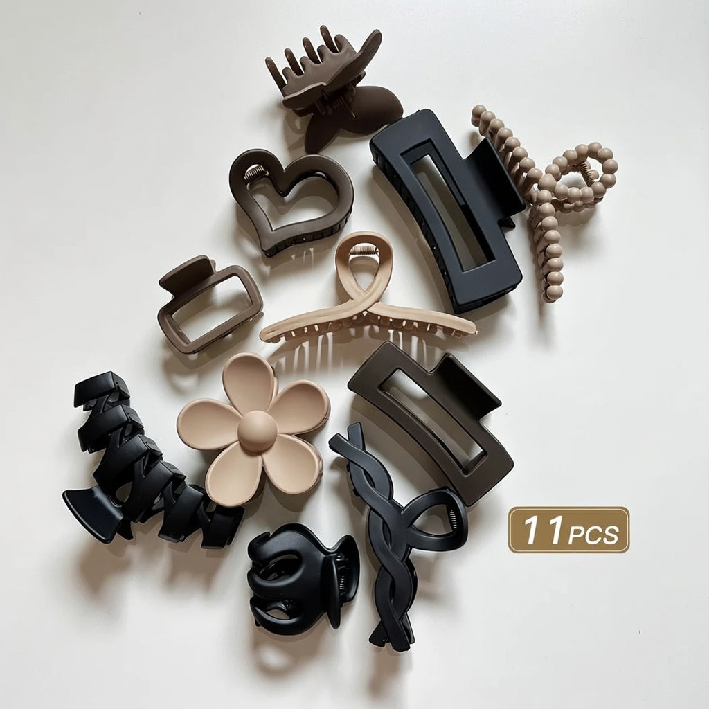 Cute Hair Clips for Women – Trendy Barrettes (Pack of 11)