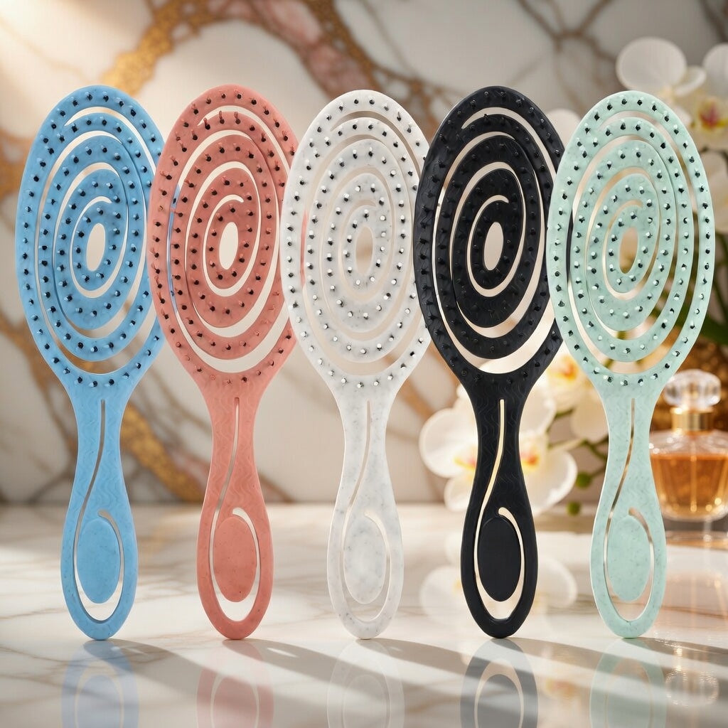 Professional Vented Shine Detangling Brush