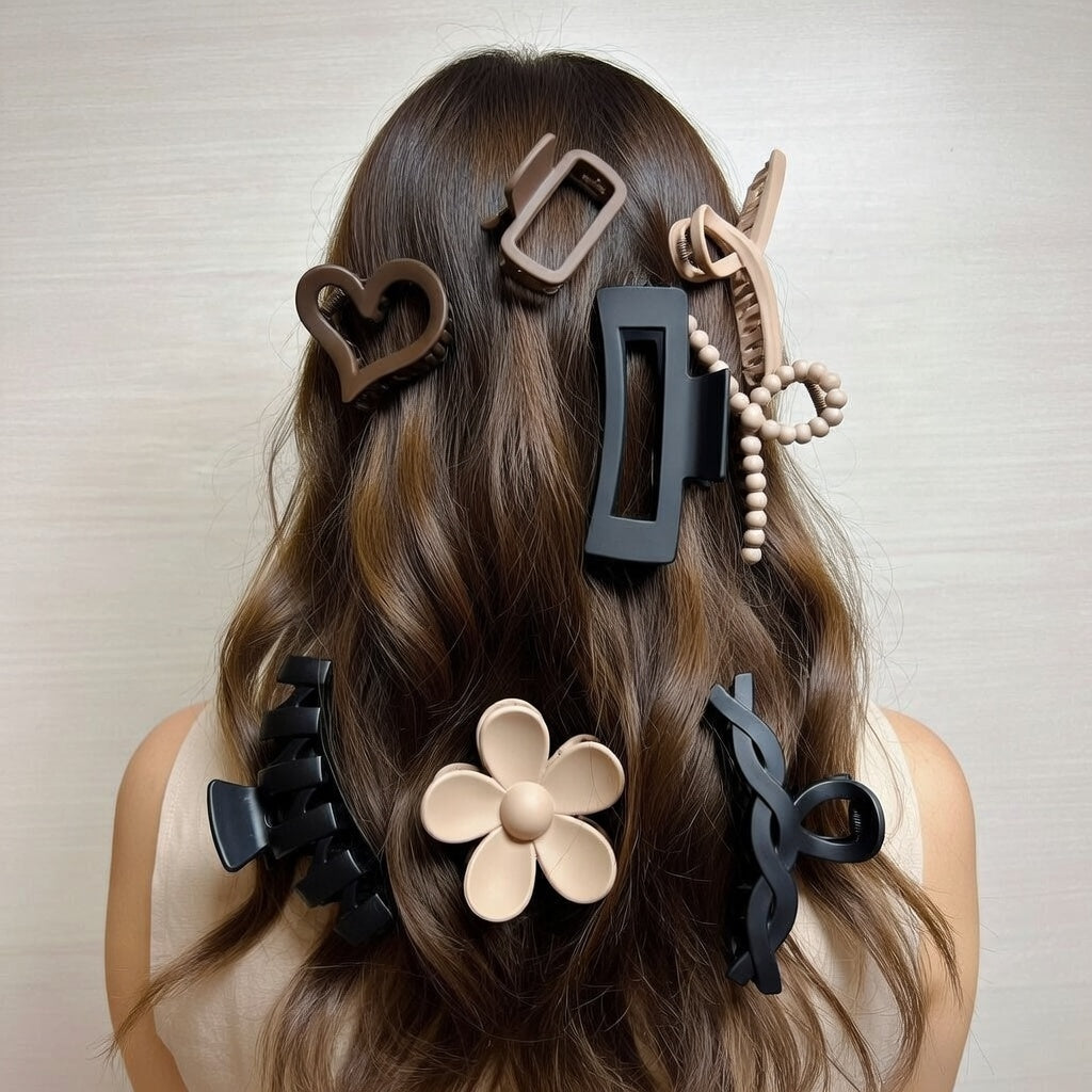 Cute Hair Clips for Women – Trendy Barrettes (Pack of 11)