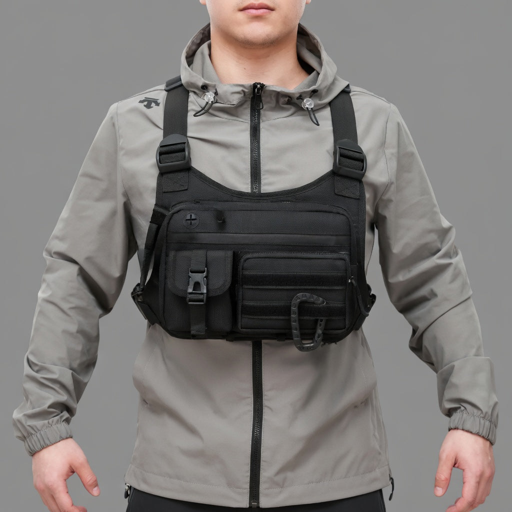 Erstklassige bequeme Brusttasche für Laufsport und Motorradfahren