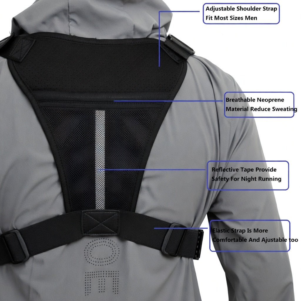Erstklassige bequeme Brusttasche für Laufsport und Motorradfahren