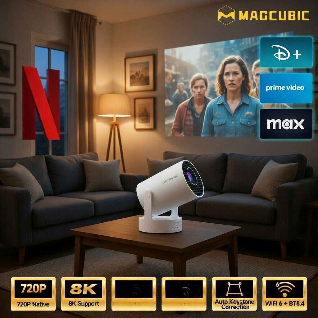 Netflix on the ceiling in 3 minutes