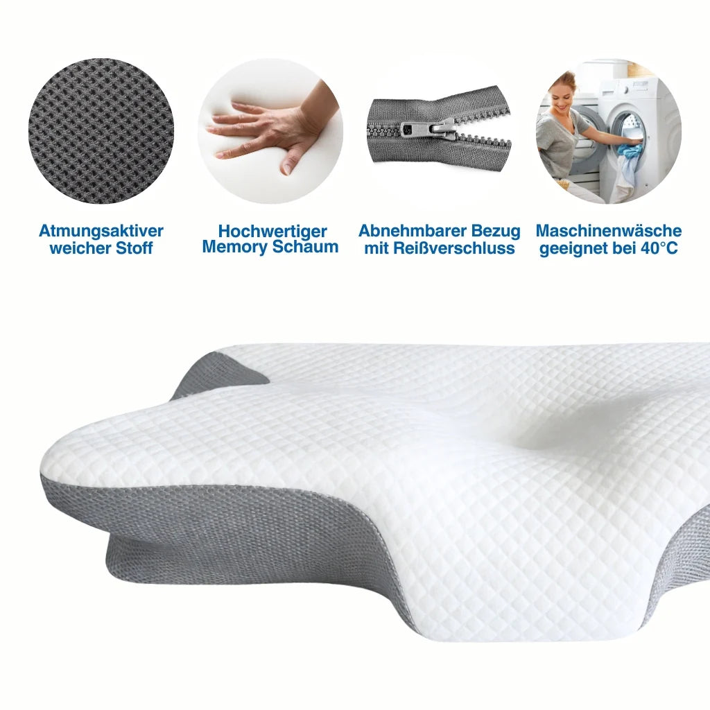 HealthySleep – Ergonomisches Nackenstützkissen