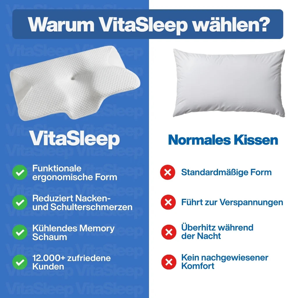 HealthySleep – Ergonomisches Nackenstützkissen